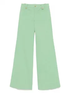 Хлопковые брюки Chloe, зеленый