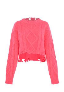 Свитер myMo Strick, коралловый