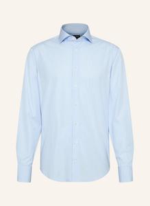 Рубашка tailor fit с длинным рукавом и воротником акулы van Laack, синий