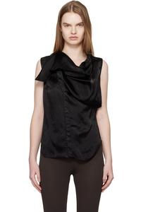 Блузка с острова Темпл-сл Rick Owens, черный