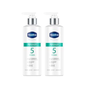 Банка 250 мл лосьона для тела с AHA, увлажняющий, размер 5 Vaseline, Fruit acid silky body lotion*2