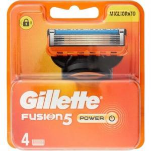 Gillette Сменные лезвия для бритвы Fusion5 Power с антифрикционным покрытием