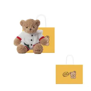 Рождественские пижамы снеговика плюшевые мишки куклы высота 45см BOWEN BEAR