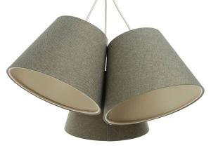 Подвесной светильник BPSKoncept Trio Bell BOHO ELEGANT, 25x20x100 см цвет graugrün/ecru