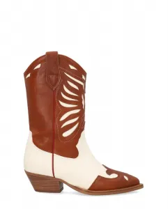 Женские кожаные ботинки с противоскользящей подошвой Alpe, коричневый