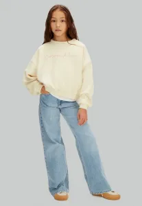 Толстовка с квадратным логотипом Calvin Klein Jeans, Egret Tcx