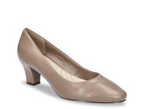 Туфли Easy Street Ballari на низком каблуке, серый-коричневый