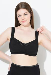 Бюстгальтер Ulla Popken OPENWORK DETAIL RELIEF, Black