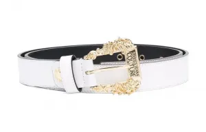 VERSACE JEANS COUTURE Кожаный ремень Women's White