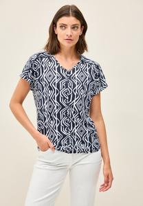 Футболка с принтом MIT DEKO-NÄHTEN Cecil, цвет Blau