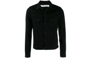 Куртка мужская Off-White с принтом на спине, черный