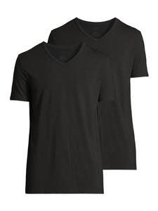 Майка / Рубашка с короткими рукавами черного цвета Seidensticker