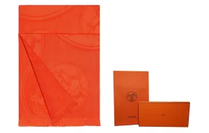 Коллекция каллиграфии и печатей вязаные шарфы для женщин HERMES, shopping bag