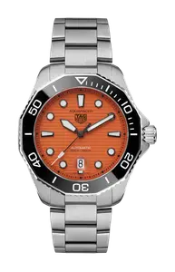 Часы aquaracer professional 300 orange diver Tag Heuer