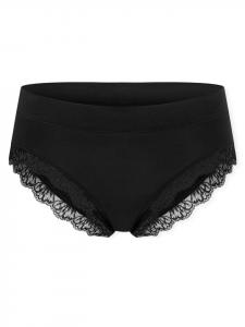 Schiesser Бразильские трусы Unique Cotton черного цвета