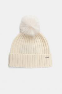 Шерстяная шапка Boss, бежевый