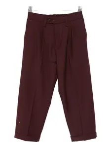 Брюки с защипами Siola, красный