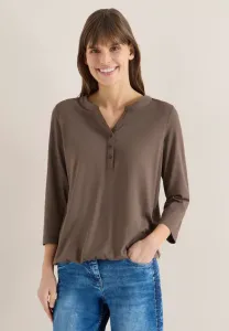 Я выгляжу в топе с длинными рукавами. Cecil, Beige