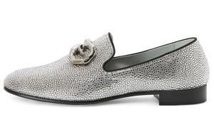 Giuseppe Zanotti Кожаные мокасины Leopoldino Crystal