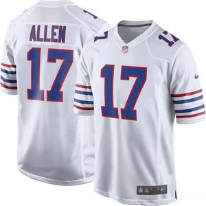 Мужское белое игровое джерси Nike Buffalo Bills Josh Allen #17