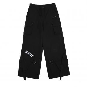 Nerdy Грузовые штаны унисекс черные
