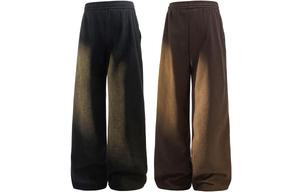 Loox! ЛЮКС! Повседневные брюки унисекс, 2 шт. (корсетный ворс черный + кофейный цвет)