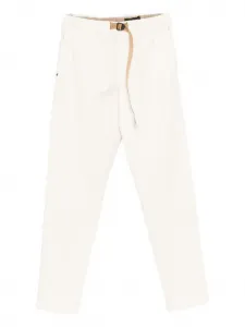 Брюки с ремнем-пряжкой White Sand, белый