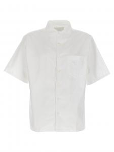 Рубашка в полоску Prada, белый