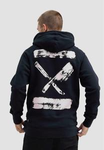 Худи Distorted People INKED BLADES RAGLAN , Black