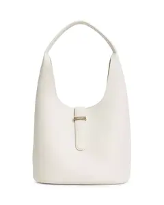 Кожаная сумка-хобо Khai Simkhai, белый
