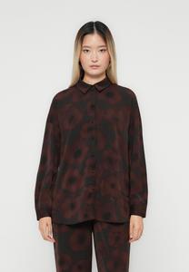 Блуза VILA VIVALLI SHIRT, Black/Brown/Black