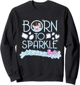 Толстовка Barbie - Born to Sparkle, черная