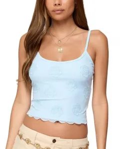 Майка Clarence с бисером Edikted, синий