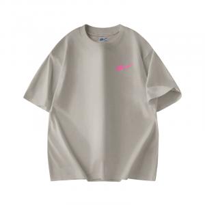 Футболка Unisex Crew Neck Moderate Heavyweight WARRIOR, светло-серый