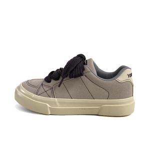 City camel Женские скейтерские кеды лоу топ серые, цвет Gray