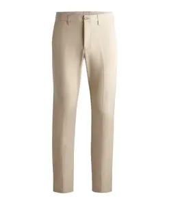 Узкие водоотталкивающие брюки для поездок на работу. Hugo, бежевый
