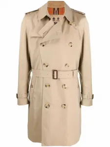 Тренч The Kensington Heritage BURBERRY, нейтральный