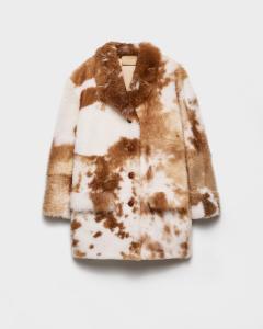 Дубленка Prada, коричневый