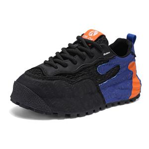 BAKE Мужские черные повседневные туфли с противоскользящей подошвой и устойчивостью к истиранию, цвет Black