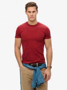 Футболка Slim Fit с круглым вырезом из хлопка Superdry, League Red