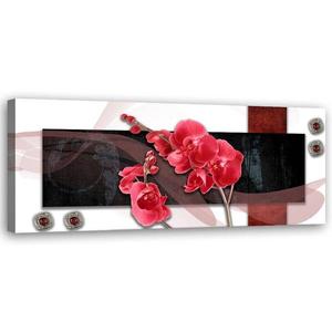 Картина арт-принт KUNSTLOFT Orchid Elegance in Noir, светло-розовый