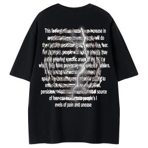 Футболка унисекс хлопковая желто-белая