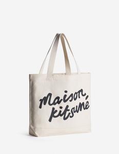 Сумка-шоппер MAISON KITSUNE с рукописным шрифтом