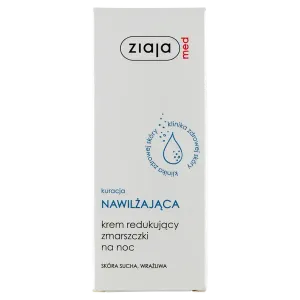 Ночной крем против морщин для лица, 50 мл Ziaja Med Kuracja nawilżająca