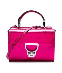 Кожаная сумка через плечо arlettis Coccinelle, фуксия