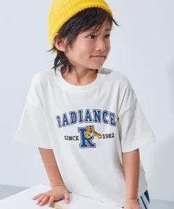 Футболка с коротким рукавом, 100% хлопок, с крупным силуэтом лабрадора Devirock, цвет 004-Tiger-Off White