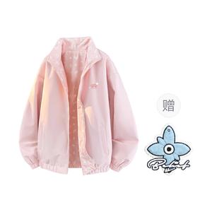 Куртка Unisex Stand Collar Moderate Soft Shell WARRIOR, розовый[reversible]