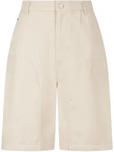 Шорты с контрастной строчкой Tomboy, бежевый