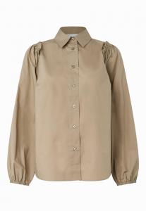 Блуза SECOND FEMALE Citta, светло-коричневый