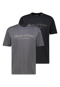 Футболка с принтом BIG LOGO 2 PACK Marc O'Polo, цвет black grey